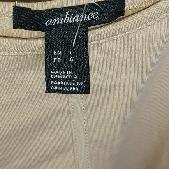 Ambiance Beige Laced-up Side Corset Cropped Top - Picture 2 of 6